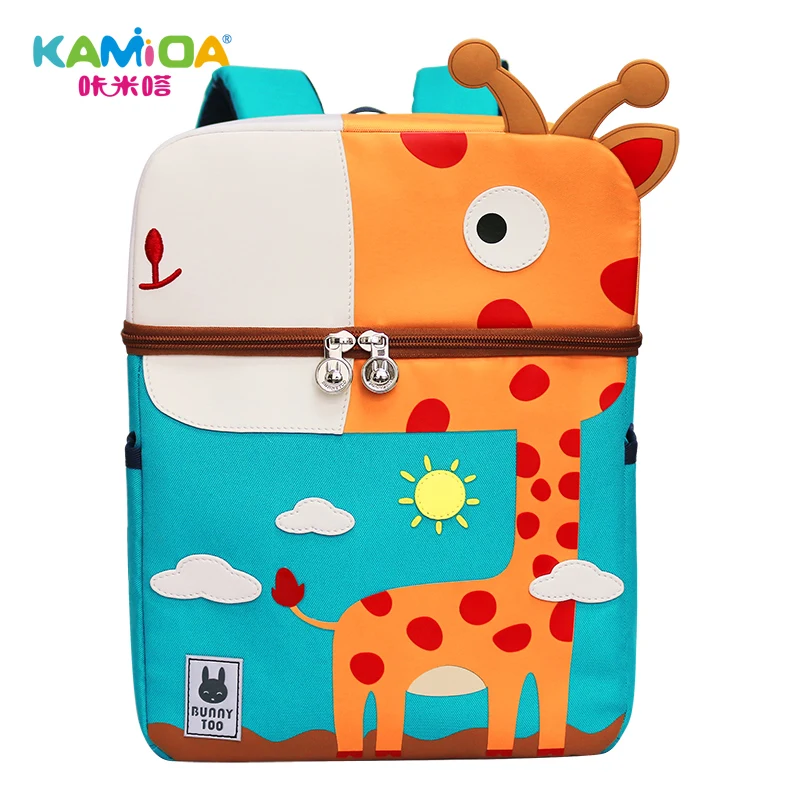 

Cartoon Anime Kindergarten Children's Backpack Boys Girls Babys Unicorn Card Giraffe Flamingo Dinosaur Elephant Whale Cute Bags