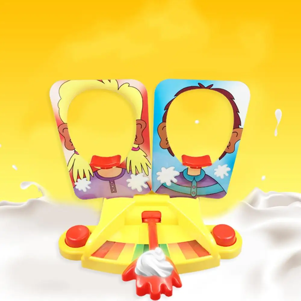  Single/Double Pie Face Showdown Game Challenge Family Interactive Table Toy for Child Showdown Chal