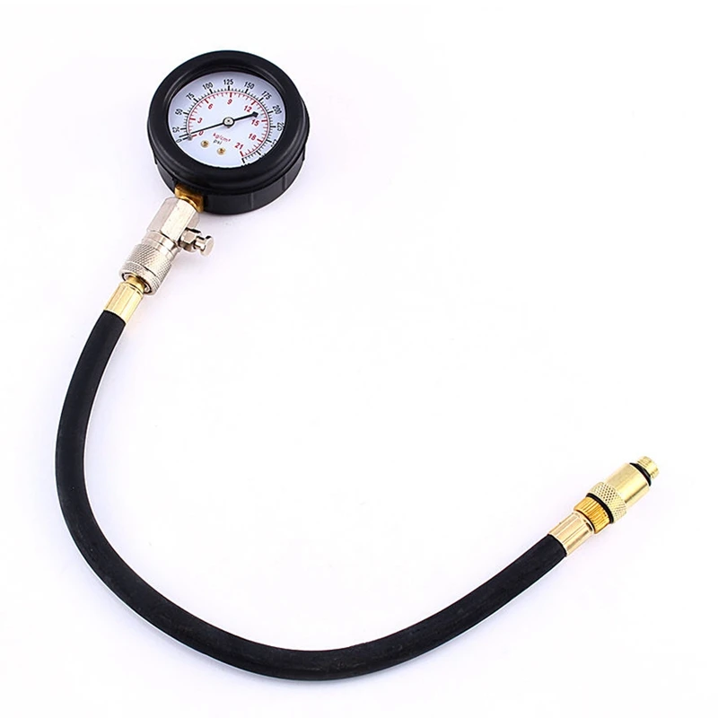 Rapid Type Pressure Gauge Tester Kit Motor Auto Petrol Gas Engine Cylinder Compression Gauge Tester Tool Car Diagnostic Tool