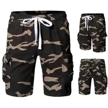 Zogaa новые Брендовые мужские шорты Карго повседневные военные шорты с карманами модные камуфляжные мужские шорты размер S-XXL