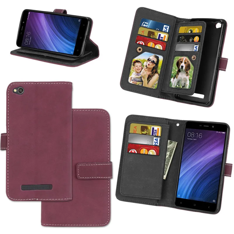 For Coque Xiaomi Redmi 6A 6 Case Cover Luxury Matte Leather Wallet Stand Flip Phone Cases on For Xiaomi Redmi 6A 6 A Case Capa10