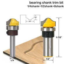 1 шт. 1/" 1/2" 8 мм хвостовик 3/" искусственная панель Ogee паз древесины фрезы карбида вольфрама Инструменты для дерева электроинструменты