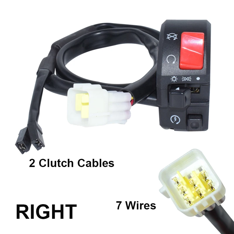 Переключатель сигнала поворота на руль мотоцикла 7/8 дюйма 22 мм|motorcycle switch|handlebar