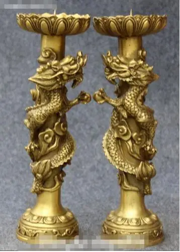YM 305 9 &quotКитайский дракон драконы животных Подсвечник подсвечники подсвечник |