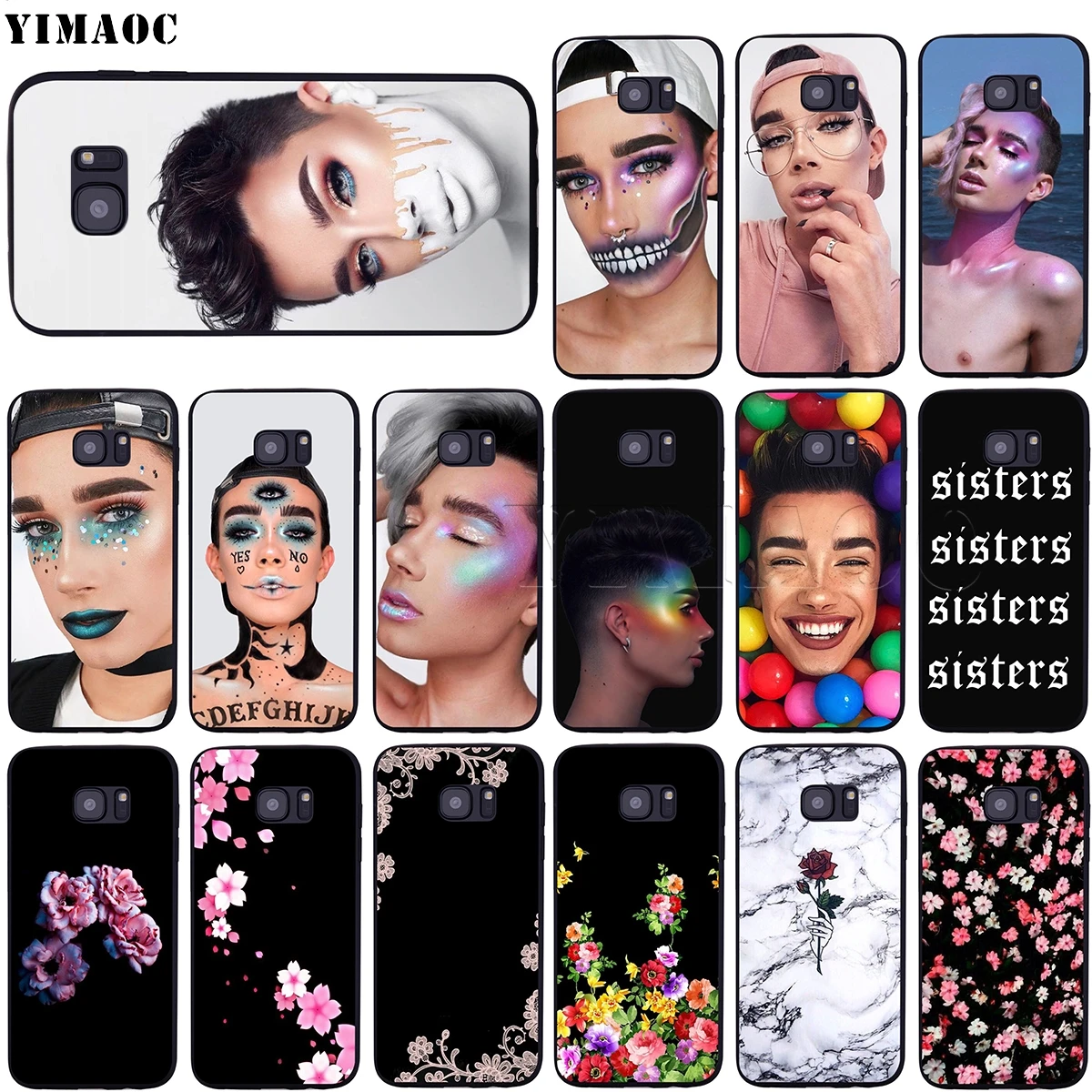 YIMAOC James Charles Мягкий силиконовый чехол для Samsung Galaxy S6 S7 Edge S8 S9 Plus A3 A5 A6 Note 8 9 |