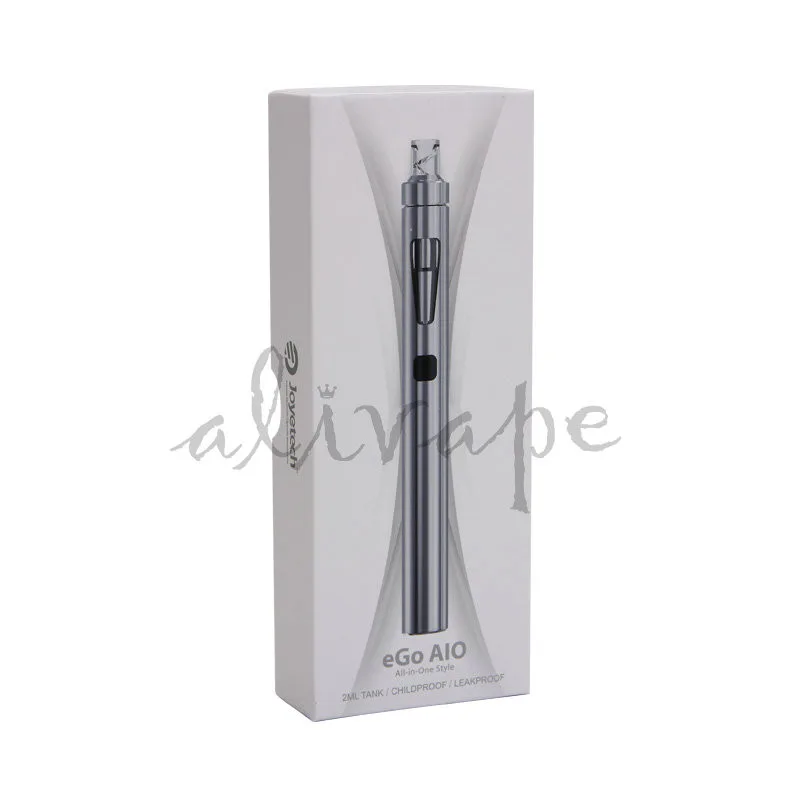 Original Joyetech eGo AIO Kit eGo AIO D16 All-in-One Starter Kit with 2ml Atomizer Tank 1500mah Battery Vape BF SS316-0.6ohm 1