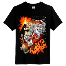 Модная 3D Рождественская брендовая черная футболка, футболка для фитнеса, хлопок, хип-хоп, скейтборд, рэп