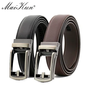 

2PCS Combination Sale Maikun Belts for Men Leather Vintage Style Belt Brand Designer Men Business Belt