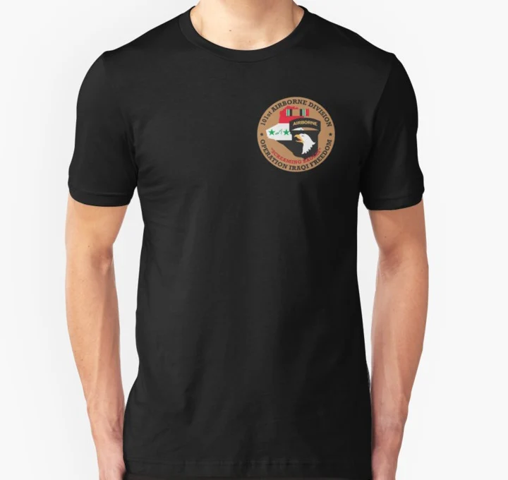 Мужская футболка с коротким рукавом 101st airborne division Футболка женская | одежда