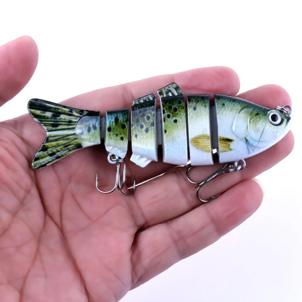 INFOF 5pieces/pack 6-jointed Fishing Lure Perch Swimbait 10cm/18g  Artificial Hard Baits Minnow pesca peche - AliExpress