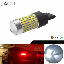 JIACHI 100 x Высокое Яркость светодиодный автомобиль стоп-сигнал Поворот световой сигнал T20 7443 7440 3014 чип 144SMD для всех 12-24 V автомобиль белый 6000 k