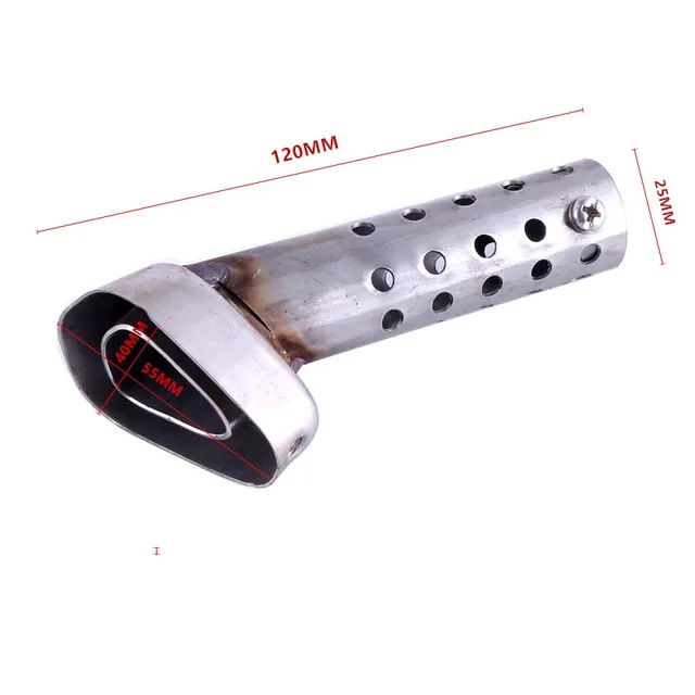 Ocobudbxw Marmitta silenziatore Db Killer Silenziatore 45mm Regolabile Universale