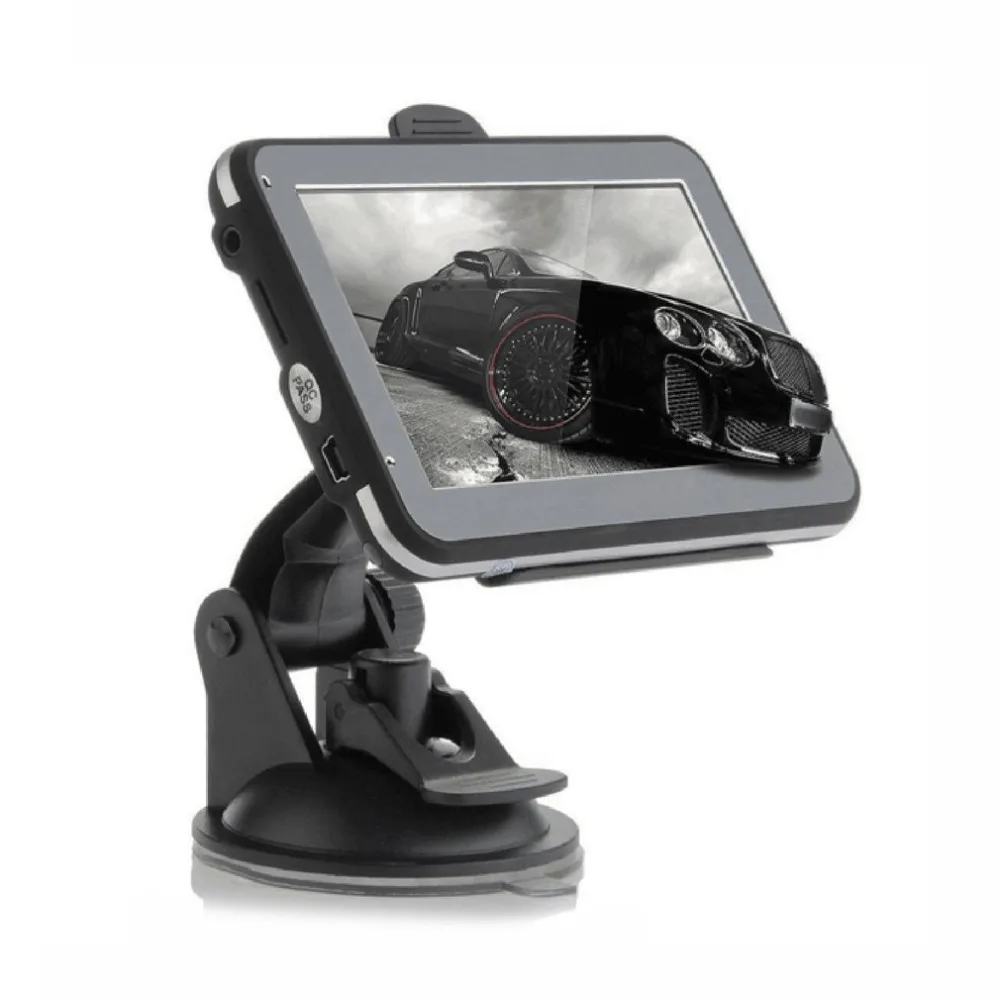 

128MB RAM + 8GB ROM GPS Navigation 4.3-Inch Touch Screen Portable GPS 1800mAh Battery European Map Navigator Support TF Card