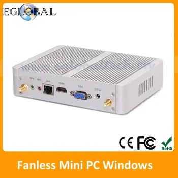 

Eglobal Cheapest Computer Desktop Intel Nuc Fanless Mini PC Windows 10 Celeron N3150 Quad Core 1.6~2.08GHz VGA HDMI TV Box