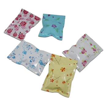 

Colored Zip Lock Aluminum Foil Bags Food Cookies Candy Dried Tea Coffee Packaging Pouch Ziplock Mylar Plastic Bag With Zipper