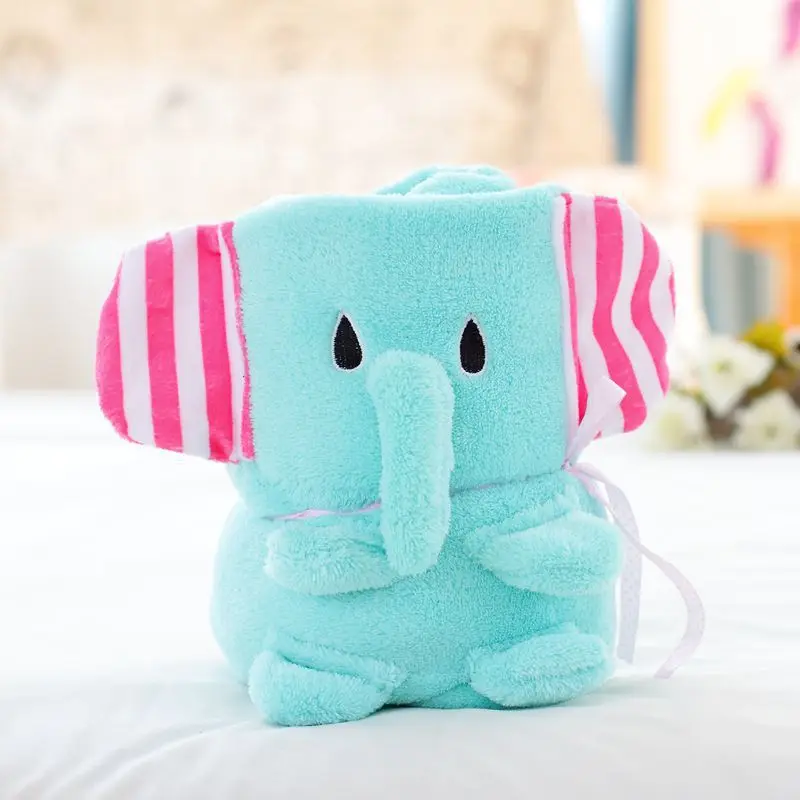 

Cute Cartoon Baby Blanket Throws on Sofa/Bed/Plane Travel Plaids Decoration Soft Warm Flannel Blanket For Kids 80*100cm