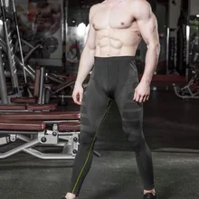 Yuerlian/Для мужчин плотно облегающие длинные брюки Йога спортивные брюки для бодибилдинга быстрое высыхание Фитнес обтягивающие леггинсы Горячая Распродажа