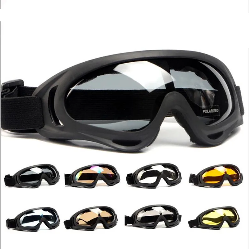 Motorcycle Ski Snowboard Dustproof Eye Glasses Sunglasses Lens Goggles