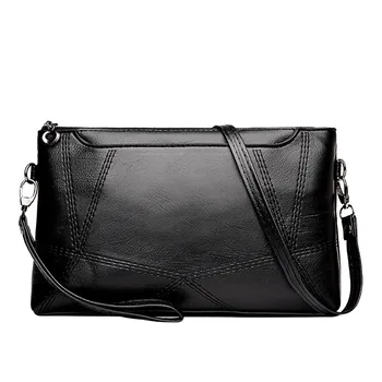 

Maison Fabre Fashion Leather Day Clutch single Shoulder Crossbody Bags Stitching Small Square Bags soild Messenger Bags dropship