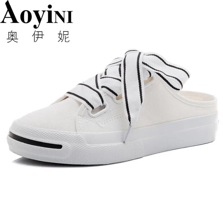 

Fashion Women Sneakers Denim Casual Shoes Female Summer Canvas Shoes Trainers Lace Up Ladies Basket femme Stars tenis feminino