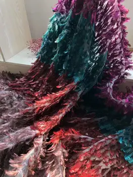 

Sophia-5.1906 fashionable sequins tulle embroidery french net lace fabric for party dress