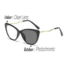 Близорукие кошачьи очки для чтения солнечные очки металлические зеркальные ножные Стразы дамские близорукие фотохромные очки для чтения FML