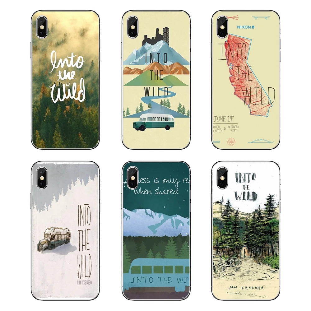 Для iPod Touch iPhone 4 4S 5 5S 5C SE 6 S 7 8 X XR XS Plus MAX мягкие прозрачные чехлы с принтом плаката Wild