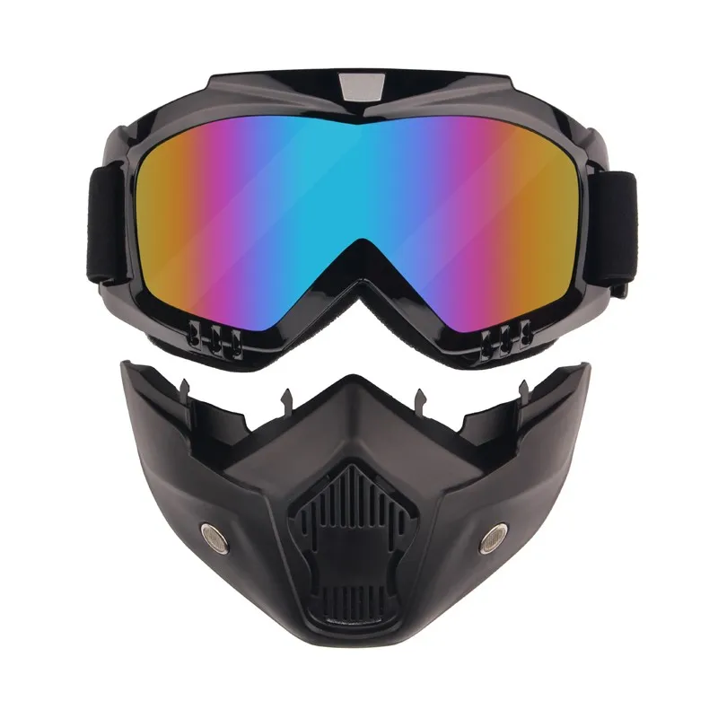 2017 Motor Cycle Goggles Mask Detachable Helmet Sunglasses Protect