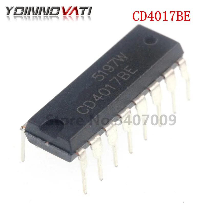 10 шт/ло CD4017BE DIP16 CD4017 DIP CD4017B dip-16 | Обустройство дома