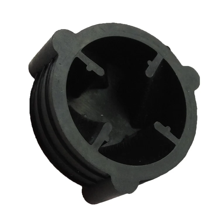 

Big Capacity Commercial Blender Parts Rubber Base Black Button Plastic