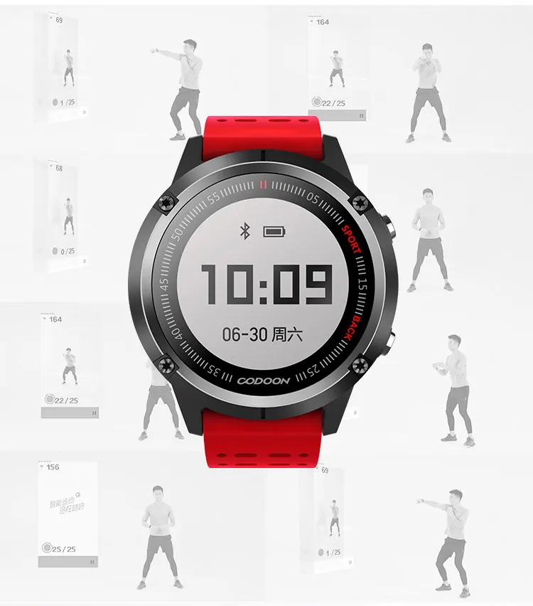  Original xiaomi mijia codoon smart sports GPS watch S1 work with smart phone app Heart rate monitor