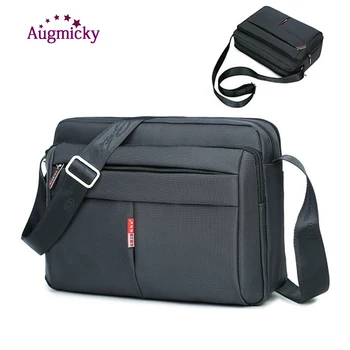 

2019 New Mens Laptop Briefcase Business Portable Unisex Nylon Notebook Handbags Simple Men's Simple Travel Office Messenger Bags