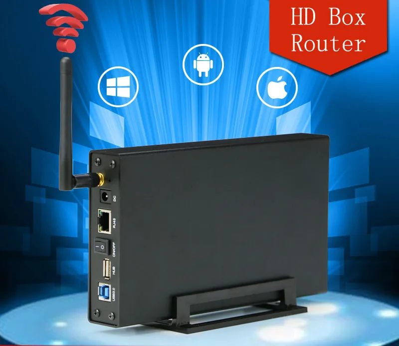 6 TB Large transfer capacity high speed transfer rate 3 5 usb 3 0 wifi router 2