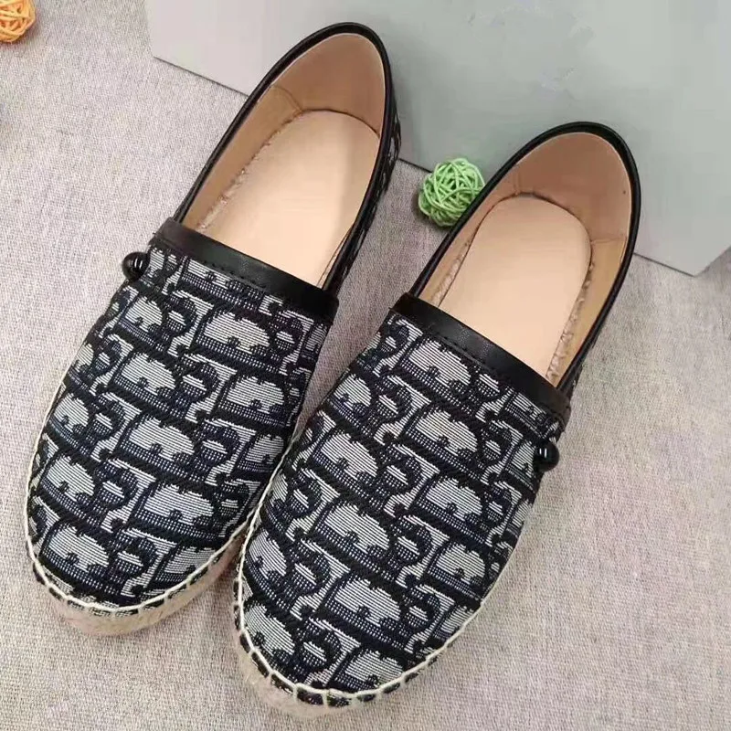 

Canvas Shoes Espadrilles Comfortable Hemp Bottom Women Shoes Slip On Zapato Mujer 2019 New Women Loafer Round Toe Fisherman shoe