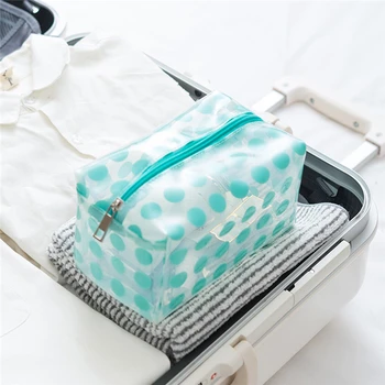 

2020 Newest Travel Transparent Cosmetic Bag Women PVC Small Makeup Bags Wash Pouch Storage Case Toiletry Bag