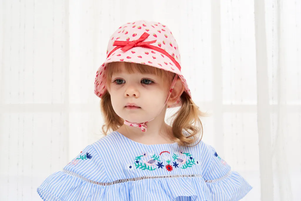 Детская шляпка принцессы с фруктовым принтом для маленьких девочек ...