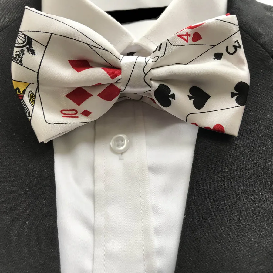 10 шт./партия,, новые дизайнерские галстуки-бабочки для взрослых мужчин, для игры в покер