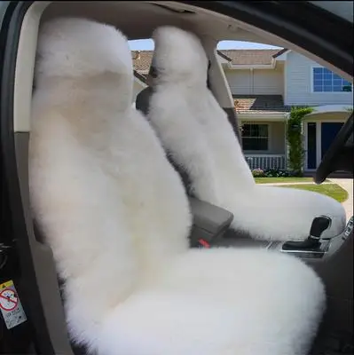 100% натуральная Австралийская Шерсть Мех Натуральная овечья кожа Набор чехлов