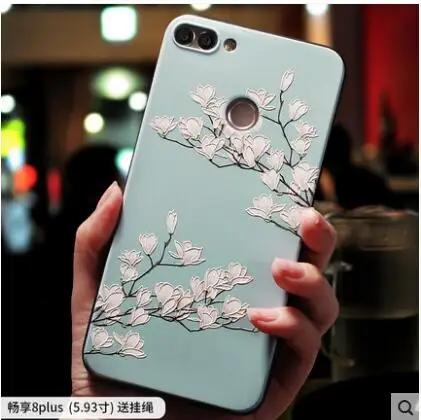 Huawei Honor 7X Case 3D painted Emboss soft silicone TPU phone case For Protect the | Мобильные телефоны и аксессуары