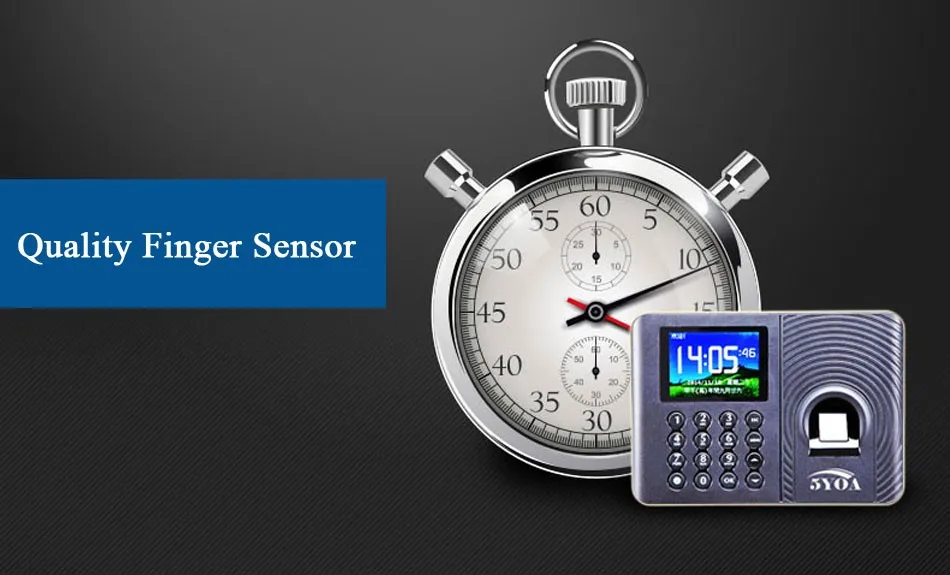 5YOA A10FY биометрическая посещаемость системы отпечатков пальцев usb Время часы английский, испанский, португальский регистраторы сенсорная