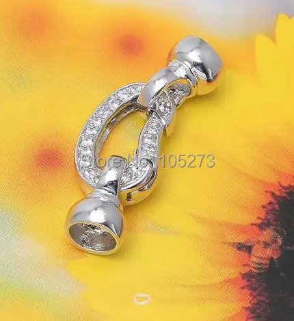 The new popular crystal cuff links, DIY accessories, beaded necklace, bracelet accessories buttons, and wholesale prices - L14