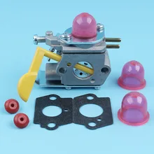 Junta carburador Primer Kit Lâmpada Para Artesão Poulan Weedeater FL20 FX26 XT260 FL25C FL20C FX26SC Trimmer ZAMA C1U-W18 NOVO
