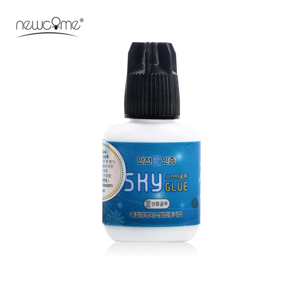 

10ml Sky Pro Eyelash Glue Eyelash Extension Glue Adhesive from Korea Fast Dry Eyelash Sky Glue Strong Last Over 8 Weeks