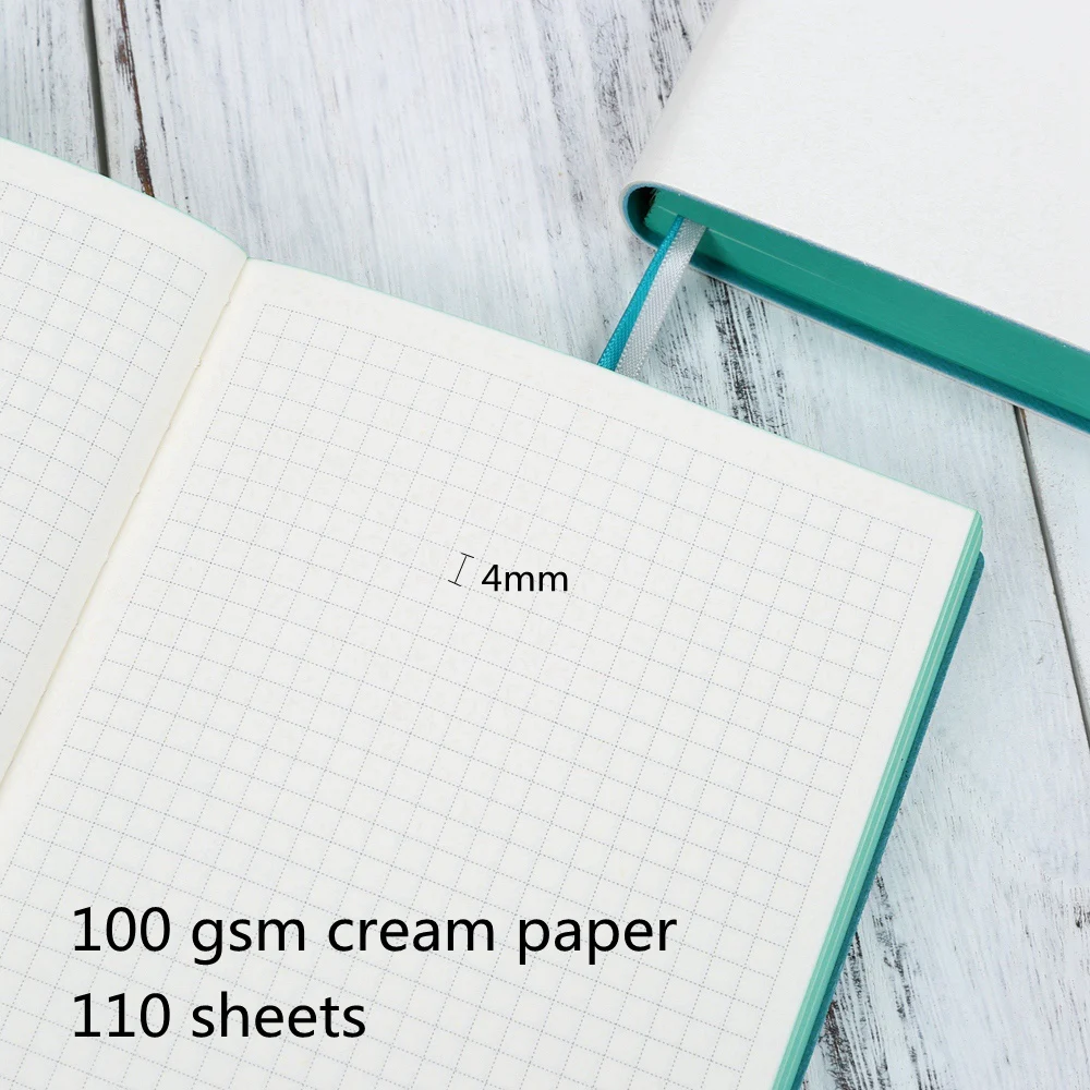 a6 portable notebook grid paper graph pages cute small note planners