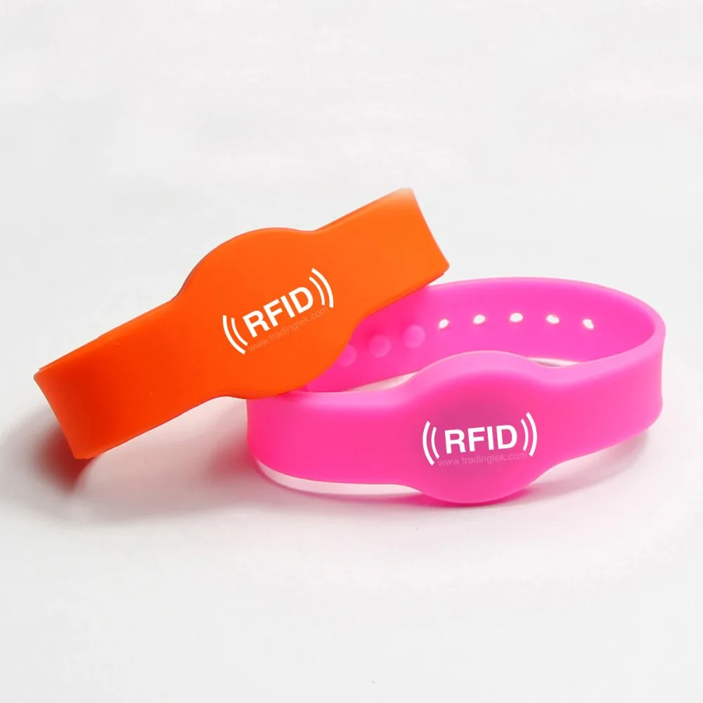 WB04 регулируемые силиконовые rfid-браслеты rfid браслет для блокировки отеля биркой 125 кГц 512bit R/W EM С EM4305 чип