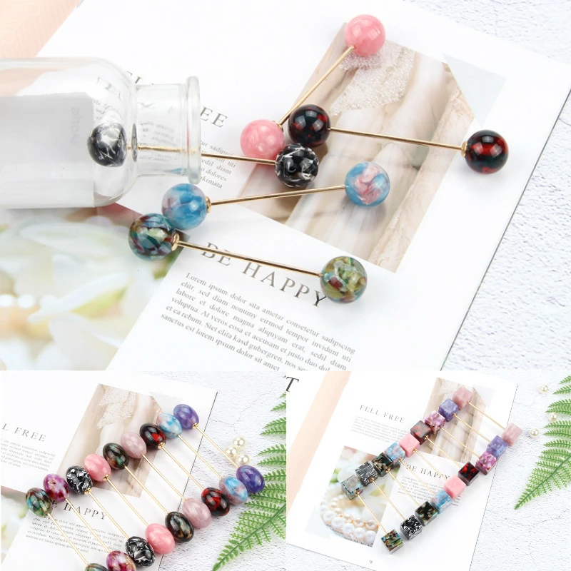 

Hign Quality New Acetate elegant Double head Hair accessories Hairpin Retro Women Simple Clip Perfect Gift Sweet Hair Clips