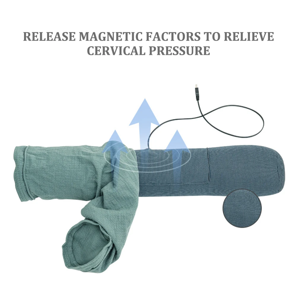 Специальный Ремонт Отопление шейки подушки для коррекции шеи гипертермия цилиндрическая Подушка# SW