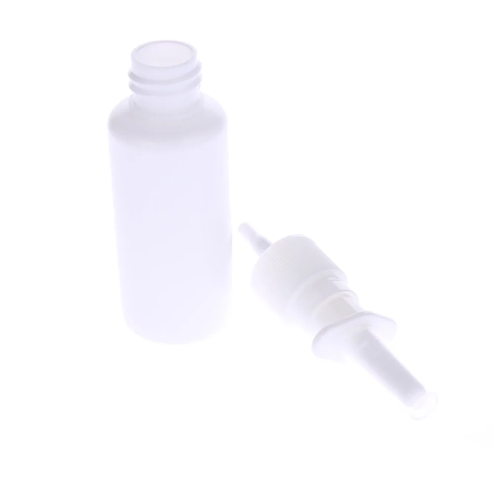 1 шт 10 мл 30 мл 50 м Белые вакуумные пластиковые флаконы для Назального спрея насос спрей тумана нос спрей бутылка для медицинской упаковки