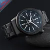 Epozz-reloj de cuarzo para hombre, cronógrafo de acero inoxidable, con números especiales, marca de lujo ► Foto 1/5