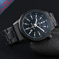 Новое поступление, Мужские кварцевые часы Relogio Masculino, мужские полностью из нержавеющей стали, с особыми цифрами, с уникальным модным роскошным брендом Epozz - изображение